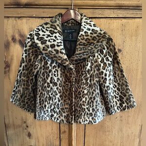 Plush Leopard Jacket